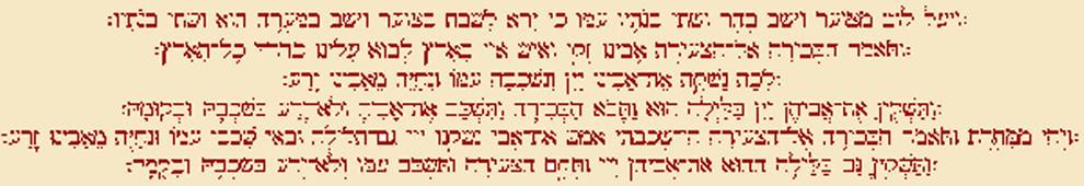 Texte Hebreu